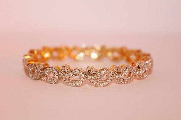 NXGOLD 9K Gold Tennis Bracelet